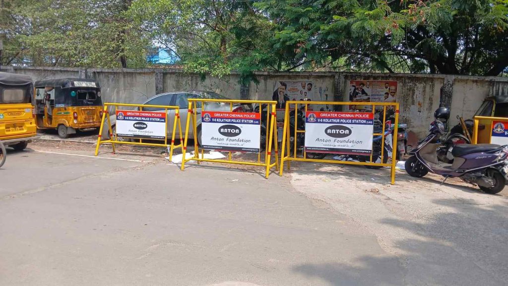 Barrigades For Kolathur Police Station 4