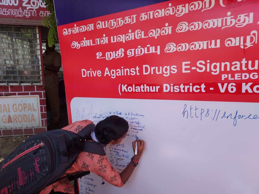 Drug Awareness Signing Campaign 1