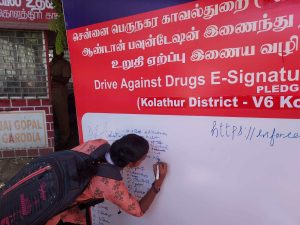 Drug Awareness Signing Campaign